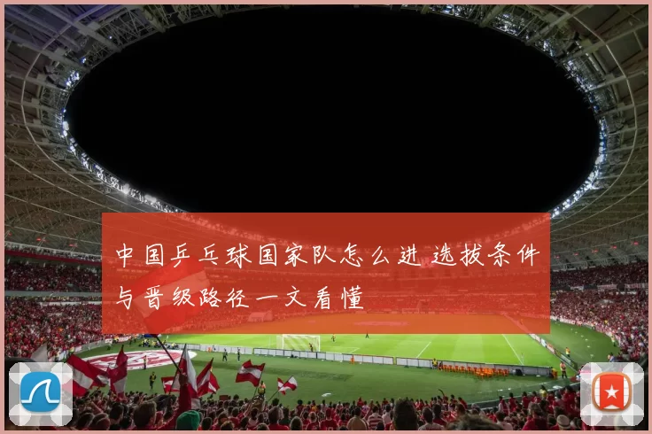 中国乒乓球国家队怎么进 选拔条件与晋级路径一文看懂